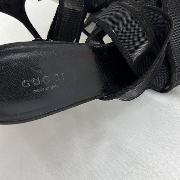 Gucci Bette High-Heel Mesh Platform Sandal - Picture 11 of 13